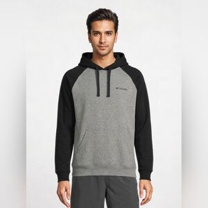 Men's Columbia Blk & Grey  Hoodie Size Medium
